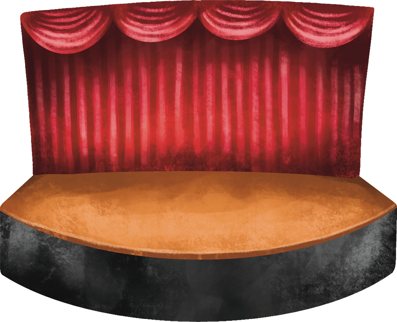 watercolor cinema stage