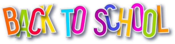 Back to School 3D Text with Shadow